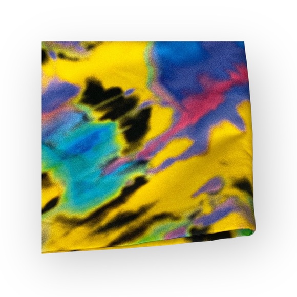 new Love Moschino ❤︎ Time Warp Psychedelic Tie Dye Print Mini Skirt ❤︎ Size 4 - Picture 13 of 17